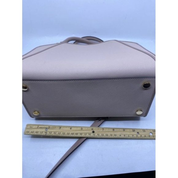 Michael Kors New Cleo Medium Satchel Soft Pink Saffiano Leather Cross Bo… - Picture 3 of 10